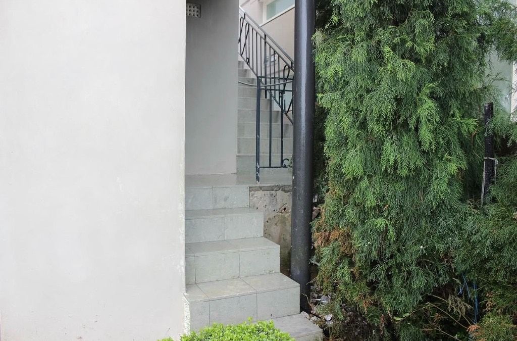 Concrete stairs, after